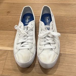 White Keds Sneakers, size 8